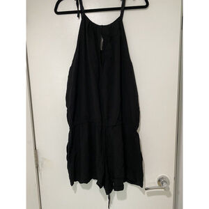 GAP BLACK Shorts SLEEVELESS JUMPSUIT  Xlarge XL